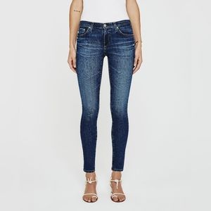 AG adriano goldschmied the prima mid-rise cigarette crop jeans